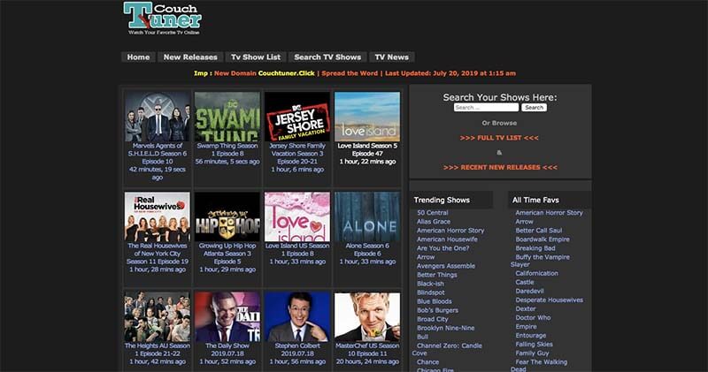 CouchTuner Alternatives: 10 Sites Like CouchTuner for Free TV Shows